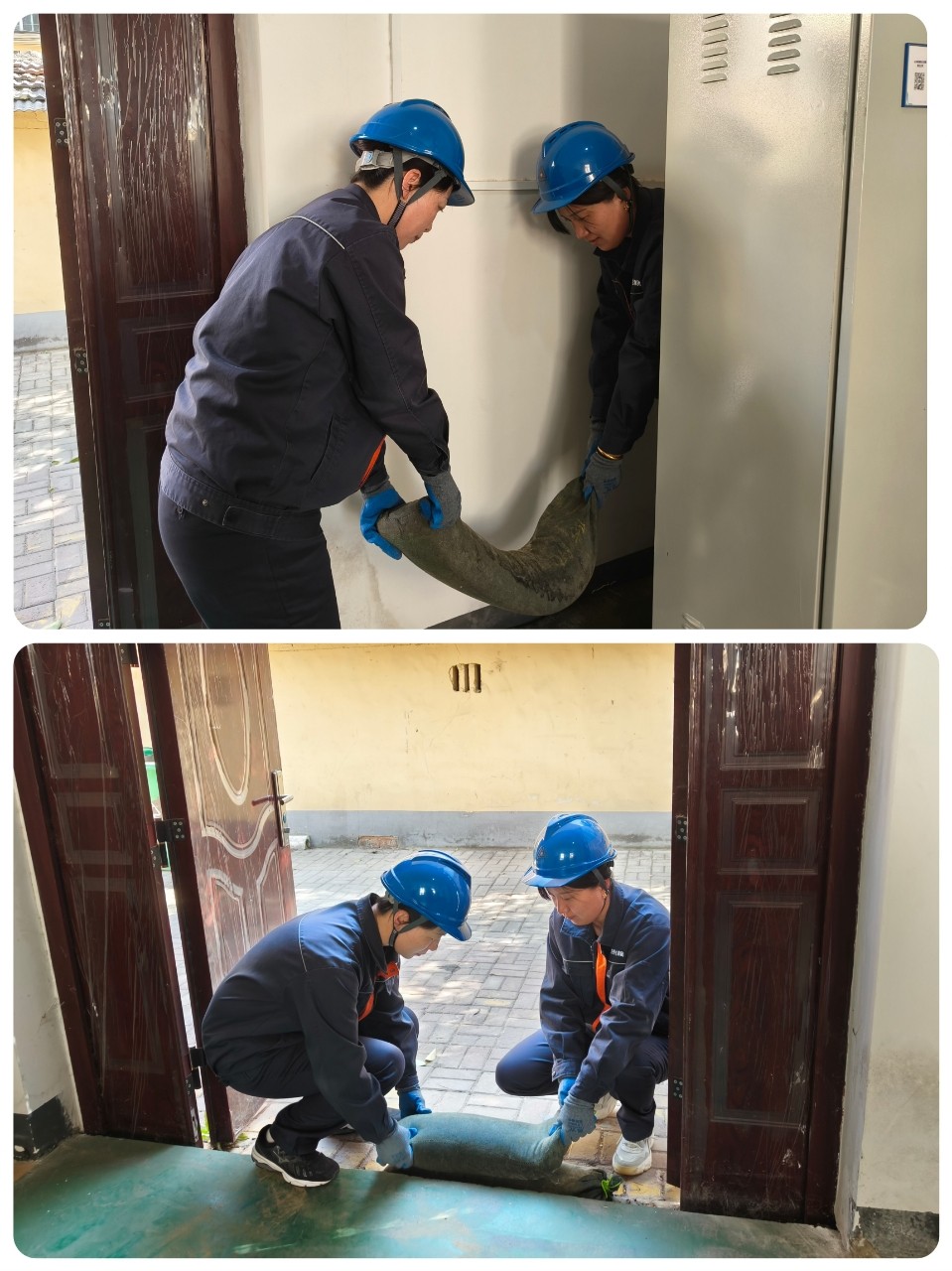 未雨綢繆 筑牢防汛“安全堤” ——山東聚源熱力有限責(zé)任公司桂英供熱區(qū)組織開(kāi)展防汛演